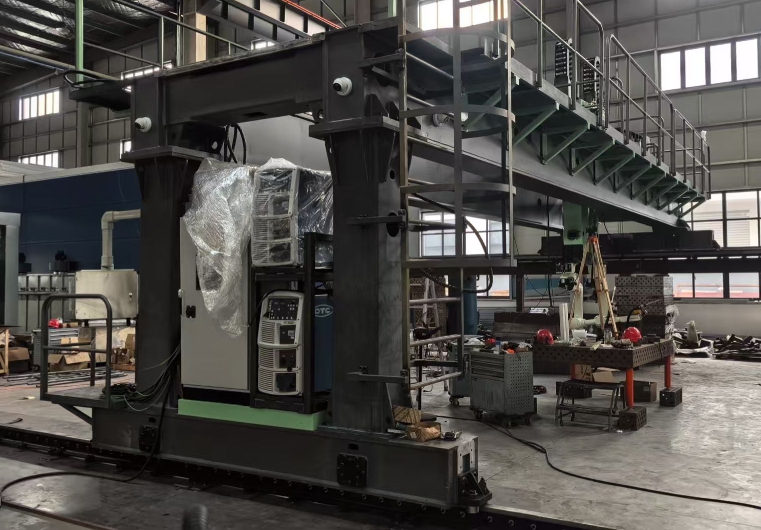 12米船舶工程用双机龙门焊接工作站
