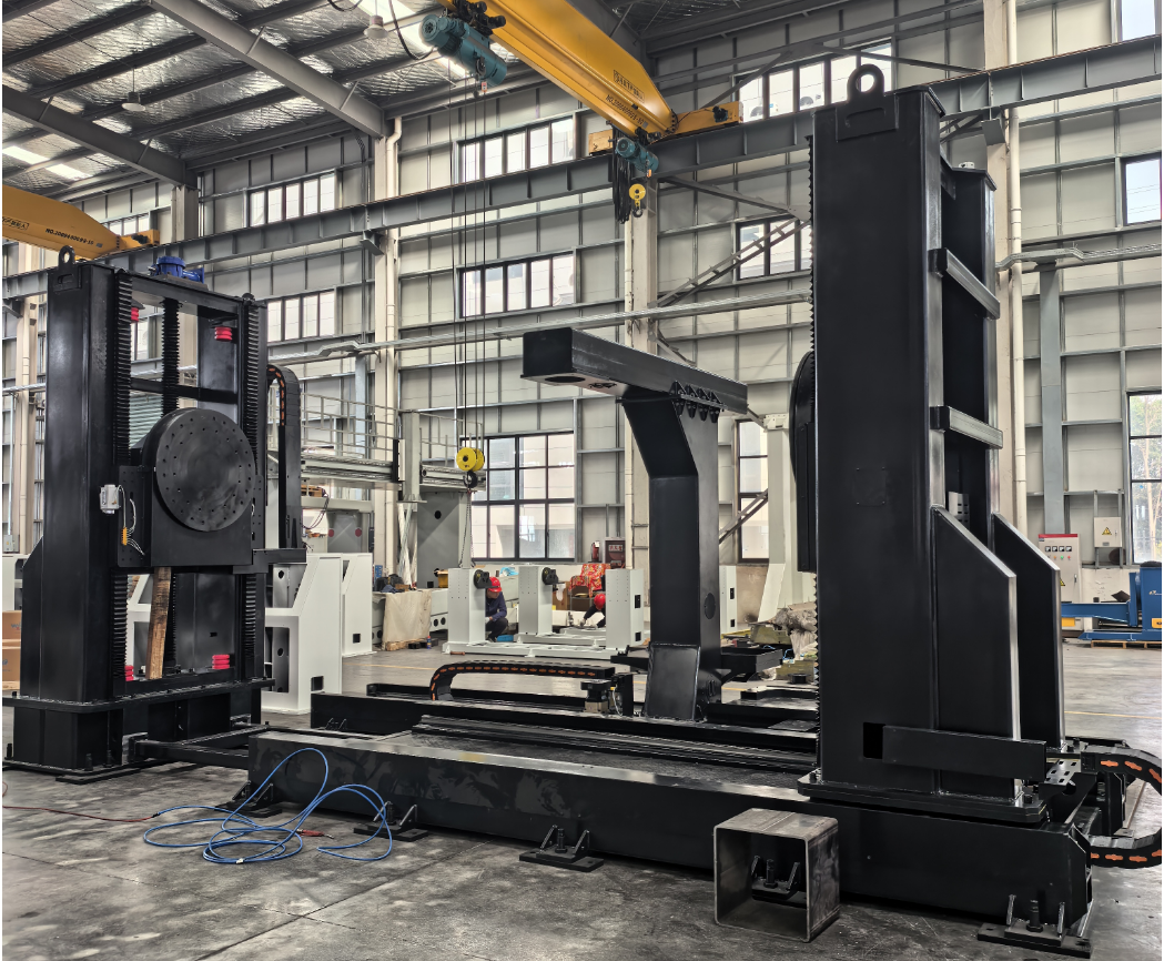 悬臂升降变位机焊接工作站